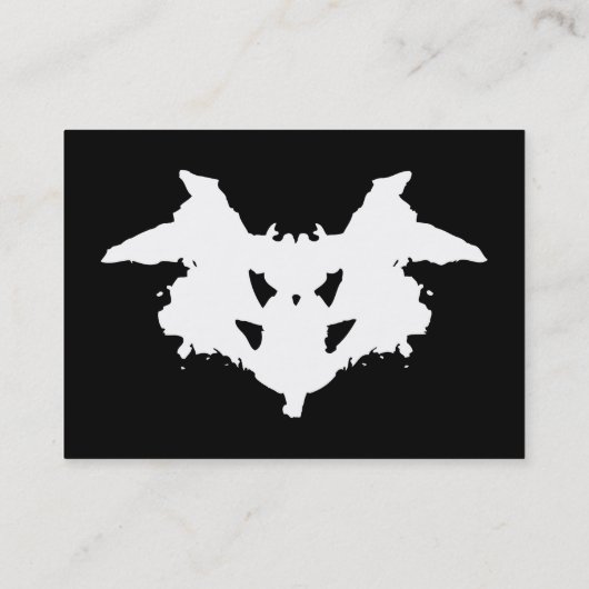 Rorschach Inkblot Visitekaartje (Achterkant)