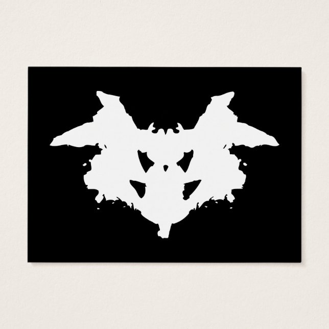 Rorschach Inkblot Visitekaartjes (Achterkant)