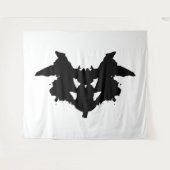 Rorschach Inkblot Wandkleed (Voorkant (horizontaal))