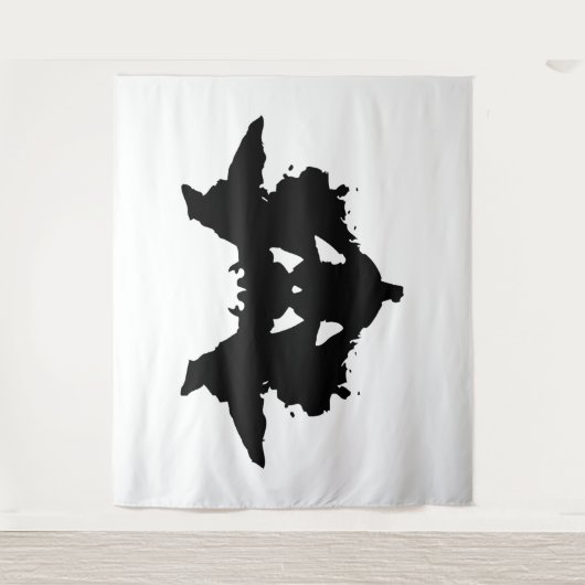 Rorschach Inkblot Wandkleed (Voorkant)
