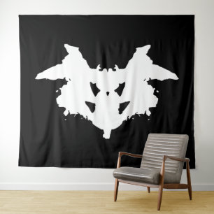 Rorschach Inkblot Wandkleed