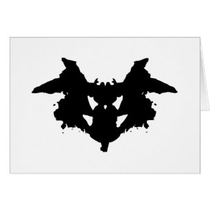 Rorschach Inkblot-Wenskaart