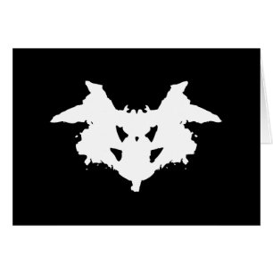 Rorschach Inkblot-Wenskaart