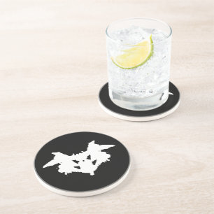 Rorschach Inkblot Zandsteen Onderzetter