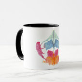 Rorschach InkBlots Test Bord 8 Mok (Voorkant links)