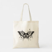 Rorschach inkt vlek - Vlinder Tote Bag (Achterkant)