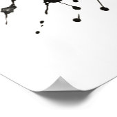 Rorschach-inkttest | Nr. 1 | Vlinder Poster (Hoek)