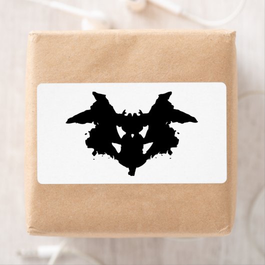 Rorschach inktvlek etiket (Insitu)