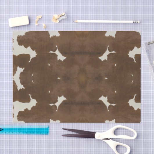 Rorschach-Koeienhuid — Weefblad Tissuepapier (Craft)