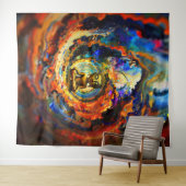 Rorschach stijl Boeddha 80x60 001 Wandkleed (In Situ (horizontaal))