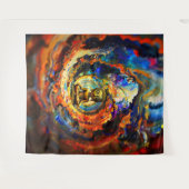 Rorschach stijl Boeddha 80x60 001 Wandkleed (Voorkant (horizontaal))