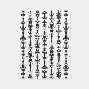 Rorschach-test Fleece Deken