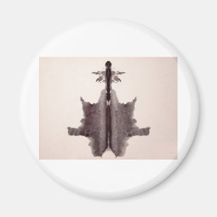 Rorschach Test Ink Blots Bord 6 Huid Rug verbergen Magneet