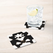 Rorschach-test van een inktblokkaart kartonnen onderzetters (Insitu)