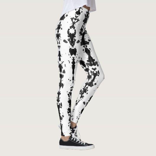 Rorschach-testpatroon Leggings (Rechts)