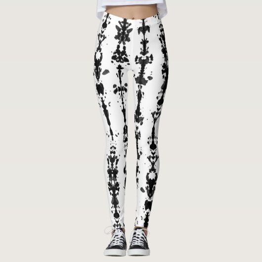 Rorschach-testpatroon Leggings (Voorkant)