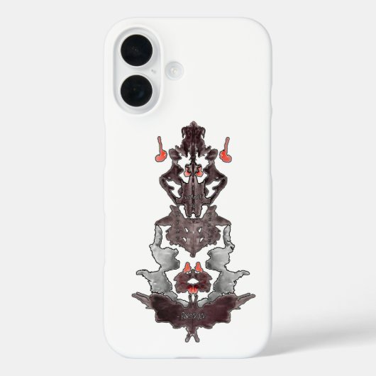 Rorschach wil mensen lezen Case-Mate iPhone case (Achterkant)