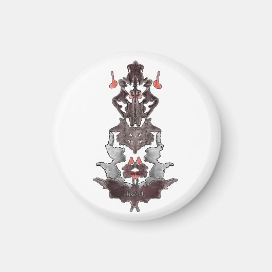 Rorschach wil mensen lezen magneet (Voorkant)