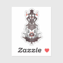 Rorschach wil mensen lezen sticker