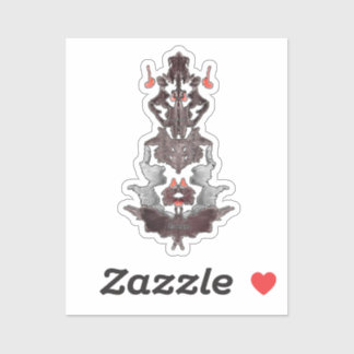Rorschach wil mensen lezen sticker