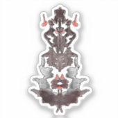 Rorschach wil mensen lezen sticker (Voorkant)