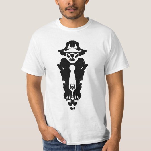 Rorshach (b/w) t-shirt (Voorkant)