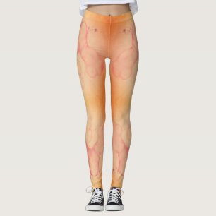 Rorshach Splotch Ink Stain Dirty Leggings