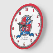 Rory boys name: heraldry messghts shield grote klok (Hoek)