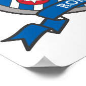 Rory jongensnaam betekenis heraldiek schild poster (Hoek)