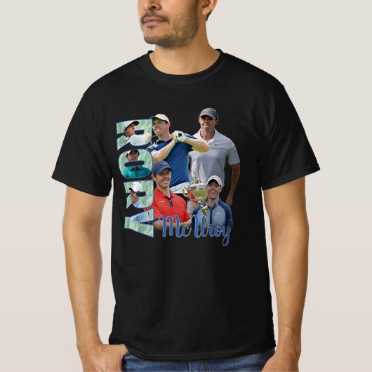 Rory mcilro retro t-shirt (Voorkant)
