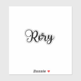 Rory Name - handgeschreven kalligrafie Sticker