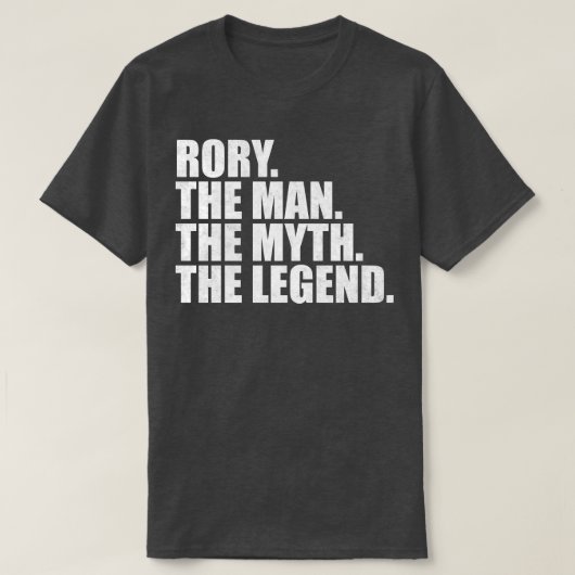 RoryRory Naam Rory Voornaam T-shirt (Design voorkant)