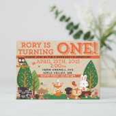 Rory's eerste verjaardag kaart (Staand voorkant)