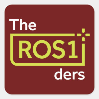 ROS1der Square Sticker Sheet Burgundy Design #3