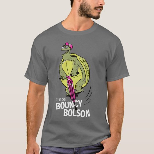 ROS 2 Bouncy Bolson T-shirt (Voorkant)