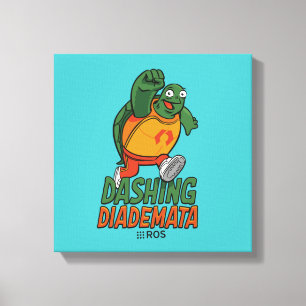 ROS 2 Dashing Diademata Canvas Afdruk