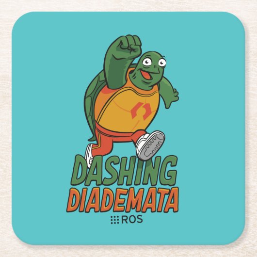 ROS 2 Dashing Diademata Kartonnen Onderzetters (Voorkant)