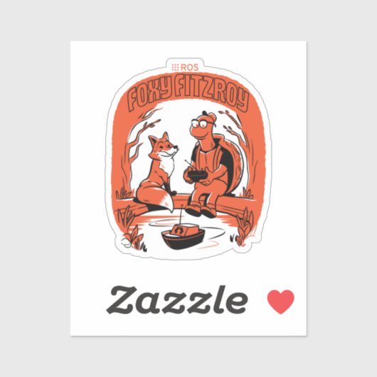 ROS 2 Foxy Fitzroy Sticker (Vel)