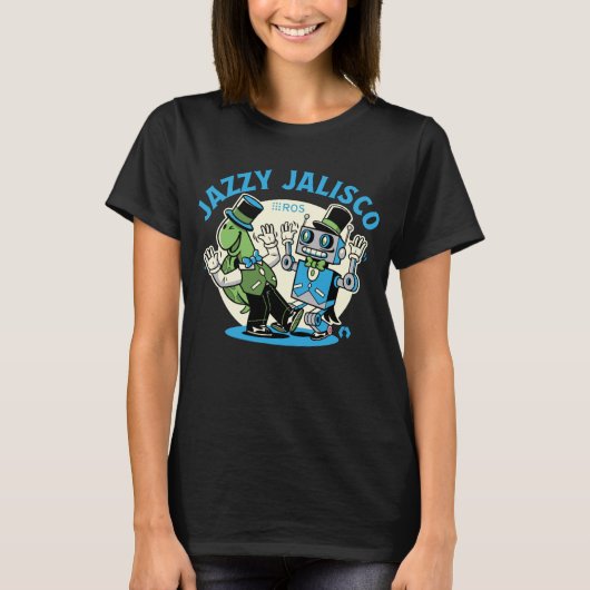 ROS 2 Jazzy Jalisco T-shirt (Voorkant)