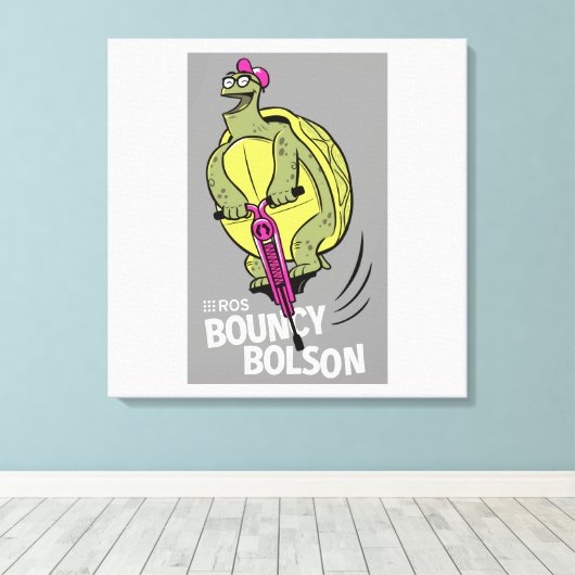 ROS Bouncy Bolson op gewikkeld canvas (Insitu (Houten vloer))