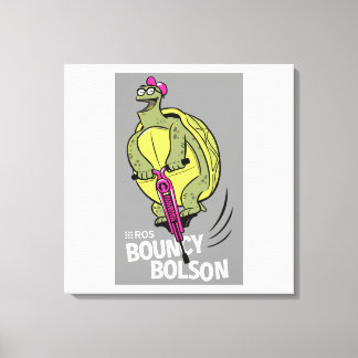 ROS Bouncy Bolson op gewikkeld canvas Afdruk
