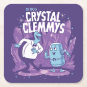 ROS Crystal Clemmys Kartonnen Onderzetters (Voorkant)