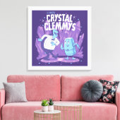 ROS Crystal Clemys op gewikkeld canvas (Insitu (Woonkamer))