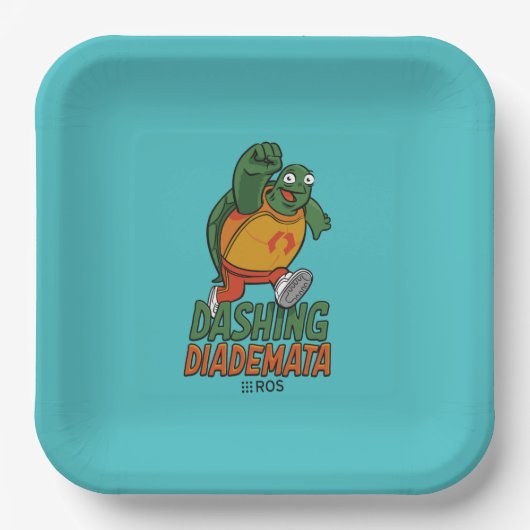 ROS Dashing Diademata Papieren Bordje (Voorkant)