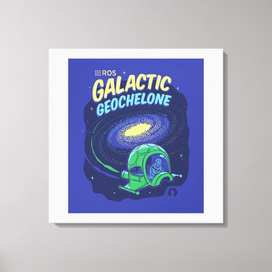 ROS Galactische Geochelone op Verpakt Canvas Afdruk (Voorkant)