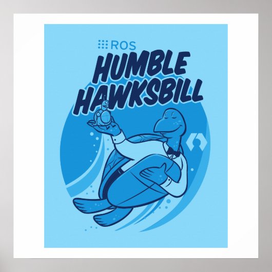 ROS Humble Hawksbill Poster (Voorkant)