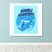 ROS Humble Hawksbill Release Artwork op Canvas (Insitu (Houten vloer))