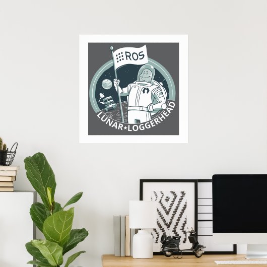 ROS Lunar Poster (Thuiskantoor)