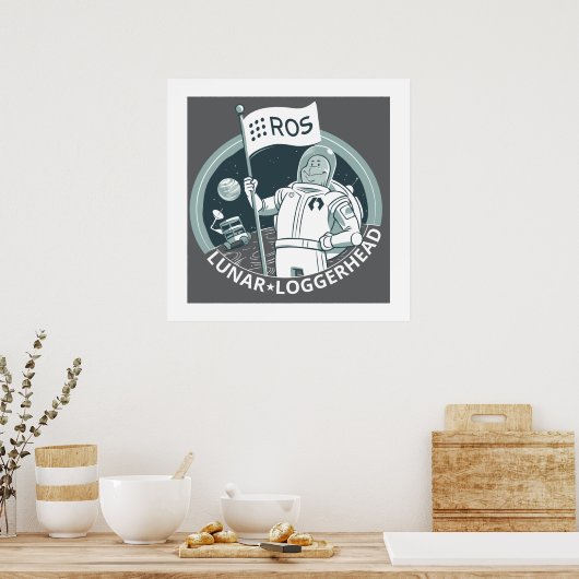 ROS Lunar Poster (Keuken)