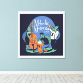 ROS Melodic Morenia Release op gewikkeld canvas Afdruk (Insitu (Houten vloer))